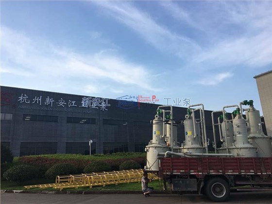 环保节能型水喷射真空机组往江苏工厂客户