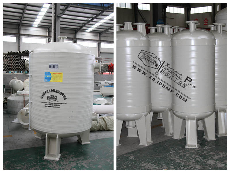 新安江工业泵PPH缠绕真空计量罐，理想的化工腐蚀性介质计量存储设备
