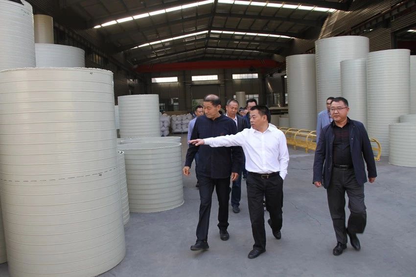 杭州新安江工业泵-市常务副市长俞伟等市领导一行来公司走访调研 (5)