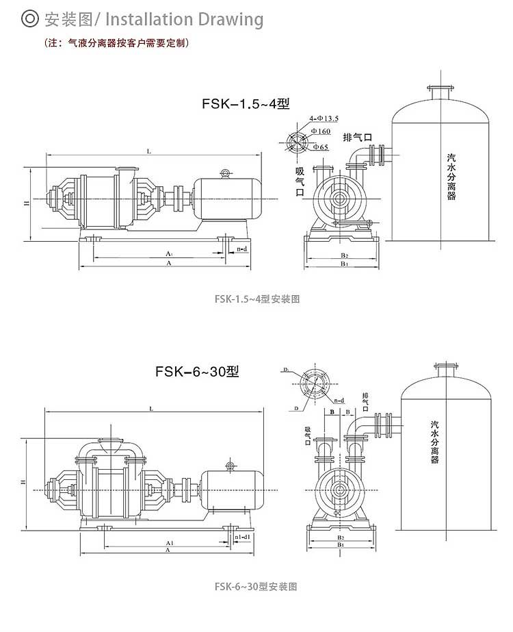 水环式真空泵04安装图